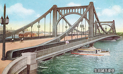 昭和初期の「清洲橋」