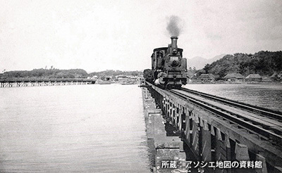 「多々良川」に九州鉄道の橋梁