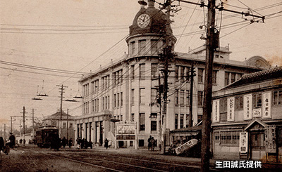 「天神交差点」のランドマーク 「西鉄」の前身、「九州電灯鉄道ビル」