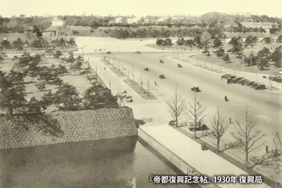 写真は1930（昭和5）年頃の撮影の「凱旋道路」