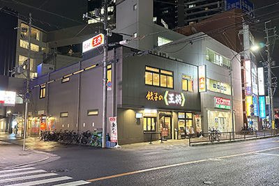 第1号店が入っていたビルの跡地