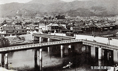 T字型の珍しい「相生橋」、原爆投下の目標物に