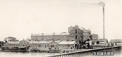 1906（明治39）年の「大日本麦酒 吾妻橋工場」