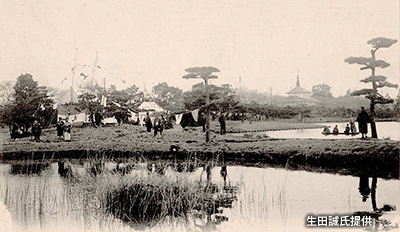 大正初期の「小松島庭園」