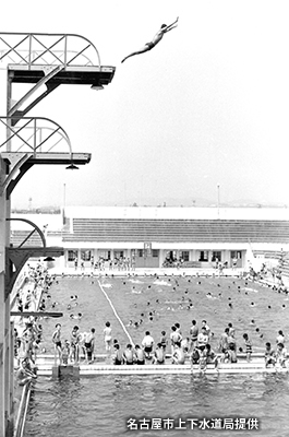 昭和20～30年代の飛込プール
