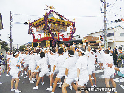 3年に一度開催される「行徳五ヶ町祭り」の様子