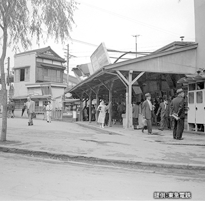1958（昭和33）年の「自由ヶ丘駅」