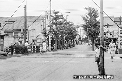 1961（昭和36）年の東急大井町線「尾山台駅」