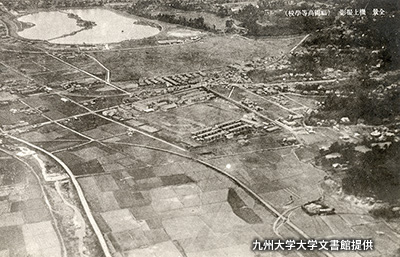 旧・鳥飼村に開校した旧制「福岡高等学校」