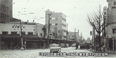1960（昭和35）年頃の「岩本町繊維問屋街」