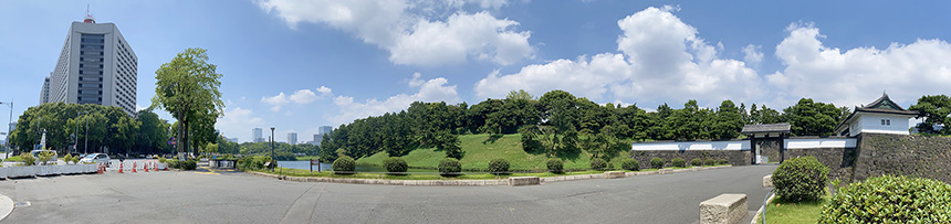 「桜田門」周辺のパノラマ写真
