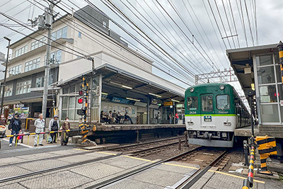 現在の京阪「伏見桃山駅」