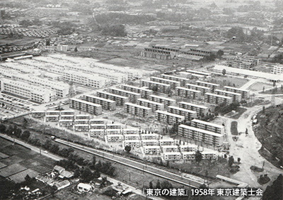 「東京グリーンパーク球場」の西側に建設された都営住宅