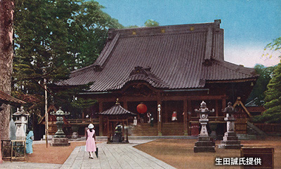 昭和戦前期の「妙法寺 祖師堂」