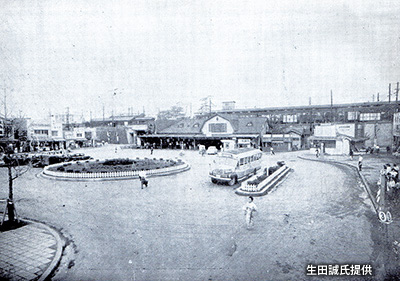 1954（昭和29）年の「中野駅」南口
