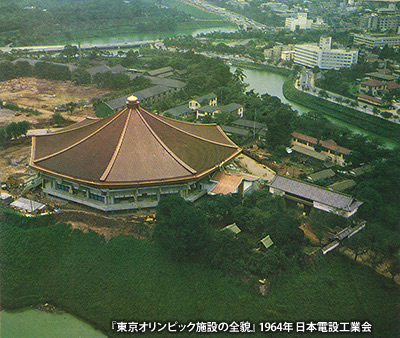 「1964年東京オリンピック」開催当時の「日本武道館」