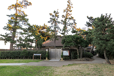 「野島公園」内に残る「旧伊藤博文金沢別邸」