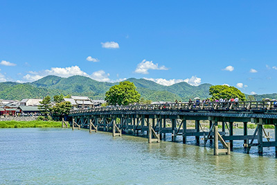 現在の「渡月橋」