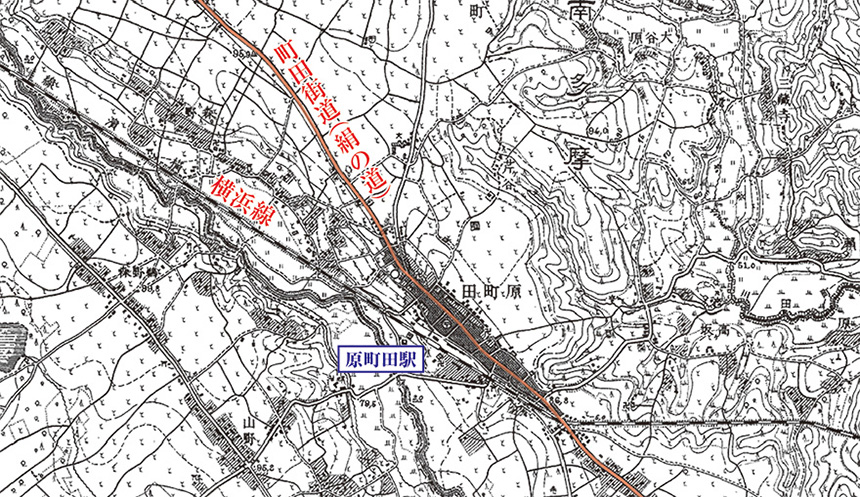 大正後期の「原町田駅」周辺