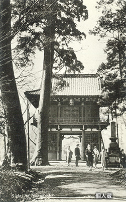 昭和30年代の「本土寺」仁王門