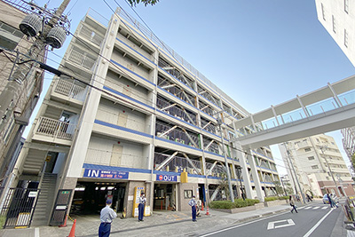 「KITE MITE MATSUDO」の立体駐車場