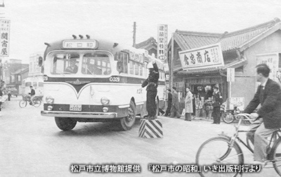 1955（昭和30）年頃の旧「松戸宿」