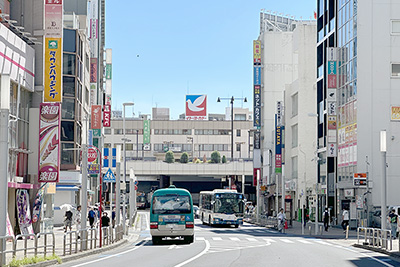 現在の「松戸駅」西口