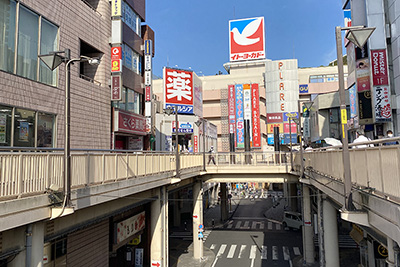 現在の「松戸駅」東口