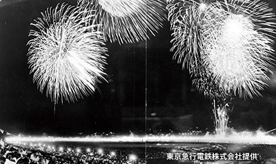 1952（昭和27）年の「丸子多摩川大花火大会」