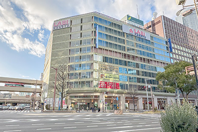 かつての「名古屋駅」は現在の「ヤマダ電機LABI名古屋」付近にあった