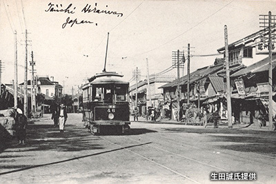 明治後期の「名古屋駅」駅前の「広小路通」