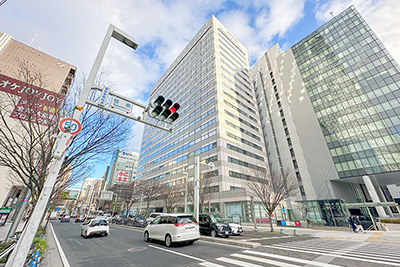 現在の「名古屋駅」付近の「広小路通」