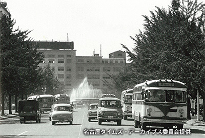 1959（昭和34）年撮影の「桜通」
