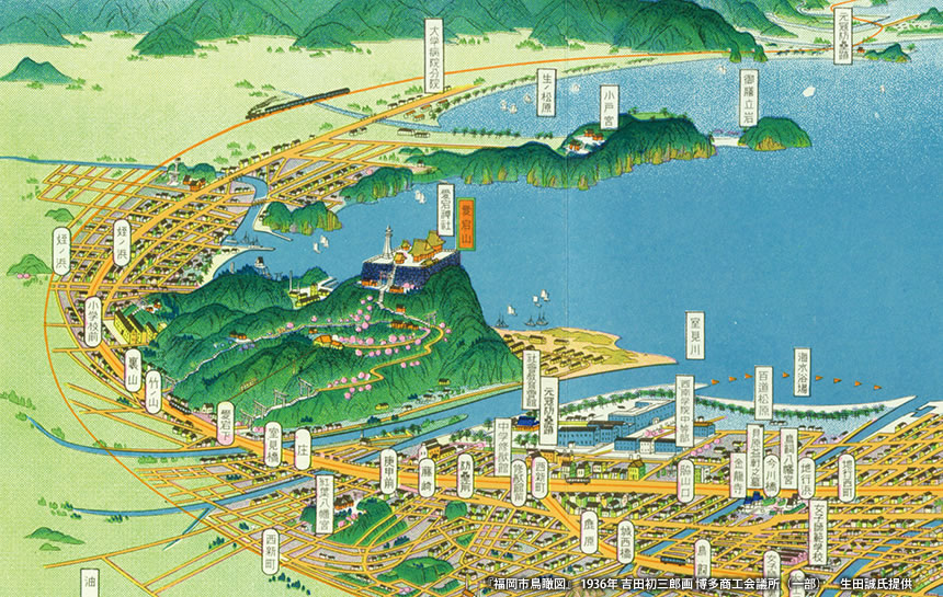 昭和戦前期の鳥瞰図を読み解く