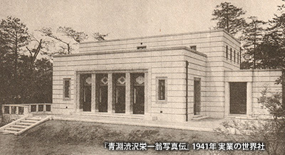 1925（大正14）年に竣工した「青淵文庫」