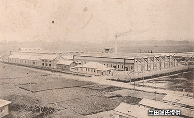 1918（大正7）年頃の「日本製麻 赤羽工場」