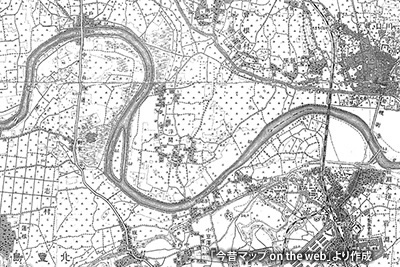 1917（大正6）年測図の地形図