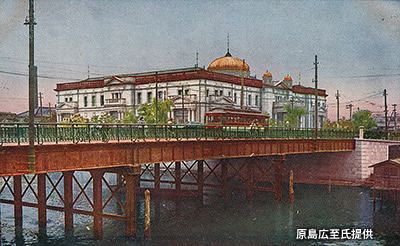 「日本銀行大阪支店」と「土佐堀川」と「淀屋橋」