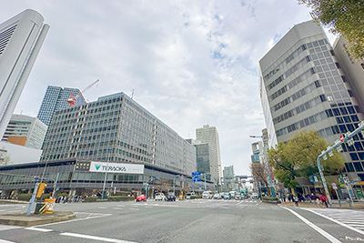 現在の「桜橋交差点」