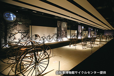 「自転車博物館サイクルセンター」