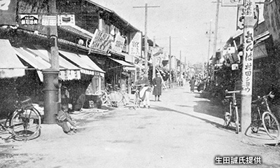 戦前期に発展した「雁道商店街」