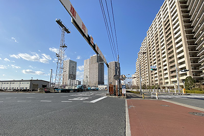 現在の「隅田川貨物駅」