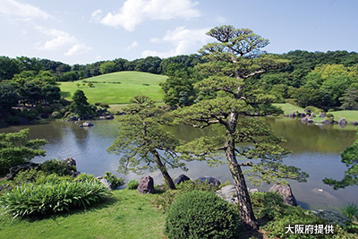 田治六郎が設計・施工した「日本庭園」