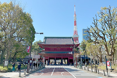 徳川家の菩提寺として知られる「増上寺」 