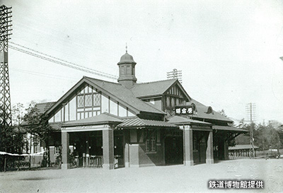 1924（大正13）年の「原宿駅」