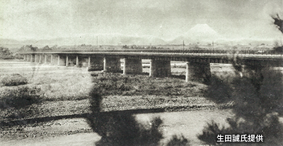 昭和初期頃の「日野橋」