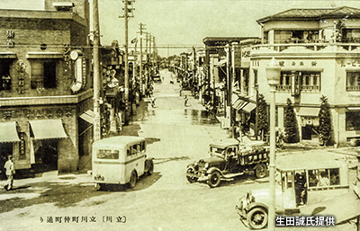 昭和初期の「仲町通り」