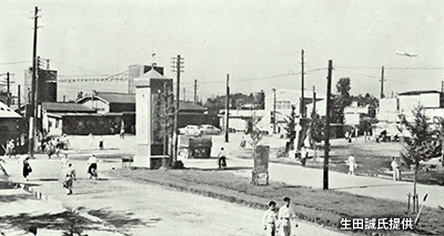1950（昭和25）年頃撮影の「立川駅北口広場」