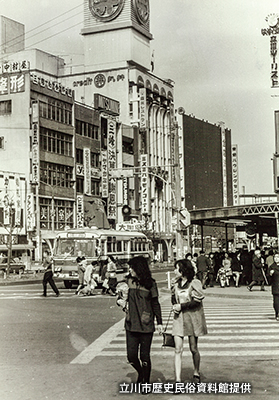 1970（昭和45）年頃の「北口大通り」