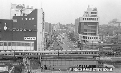 1969（昭和44）年の「高田馬場駅」駅前